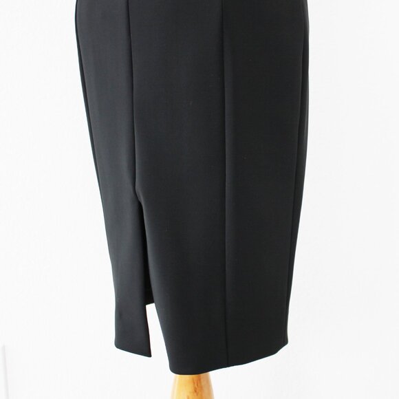 NEW & Authentic Burberry London Lace Back Blouson Classic Black Dress, Size US 2 - Picture 12 of 16